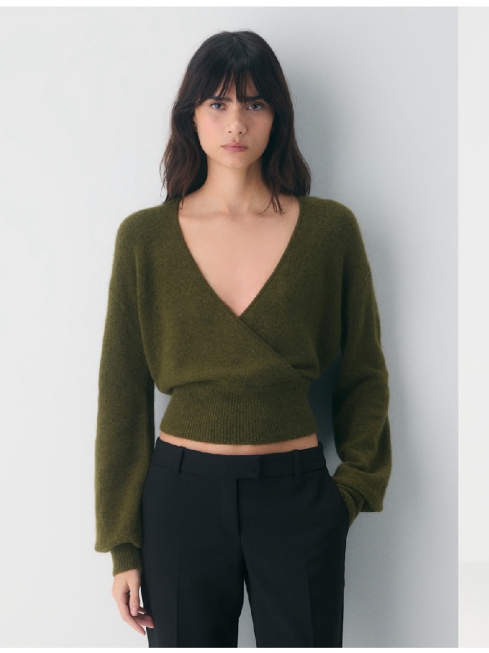 Aritzia Babaton SoftSpoke™ Dear Wrap Sweater